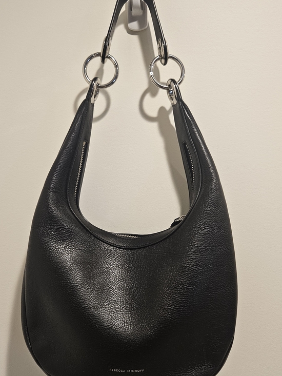 Rebecca Minkoff Handbags - Rebecca Minkoff Black Leather Hobo Bag